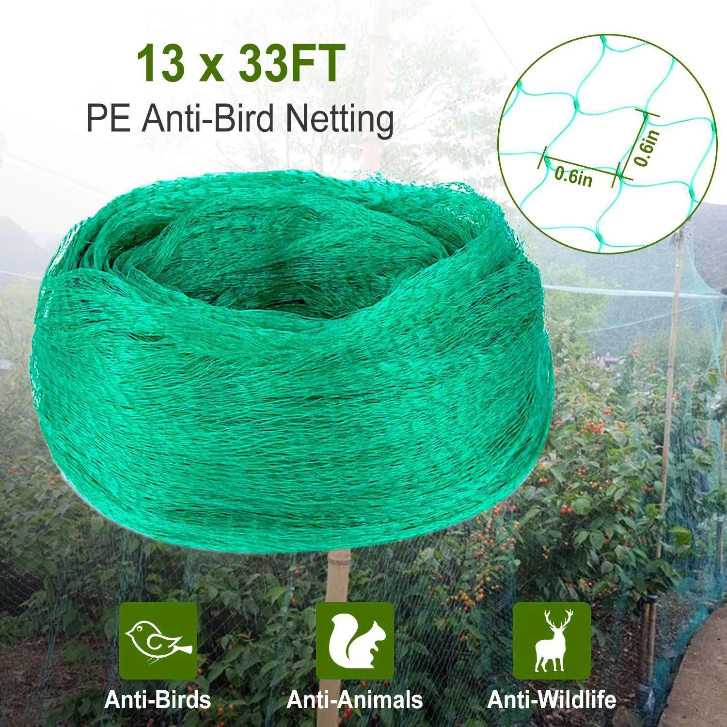 13 x 33 Ft. Garden Net