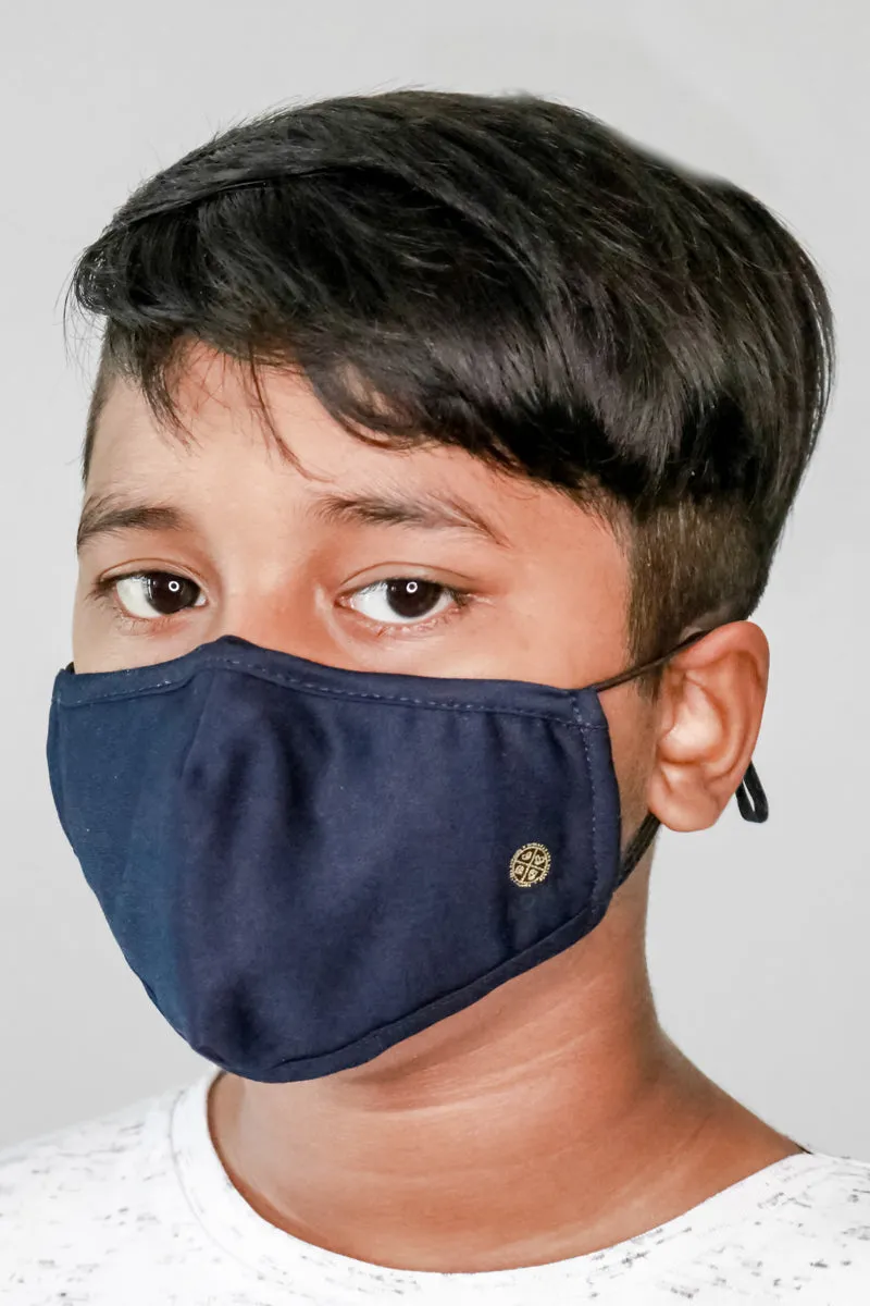 4 Layer Reusable Face Mask for Kids with Filters