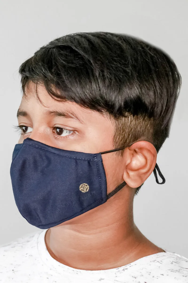 4 Layer Reusable Face Mask for Kids with Filters