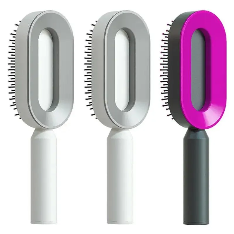 Advanced Self-Cleaning Hair Brush with Scalp Massager