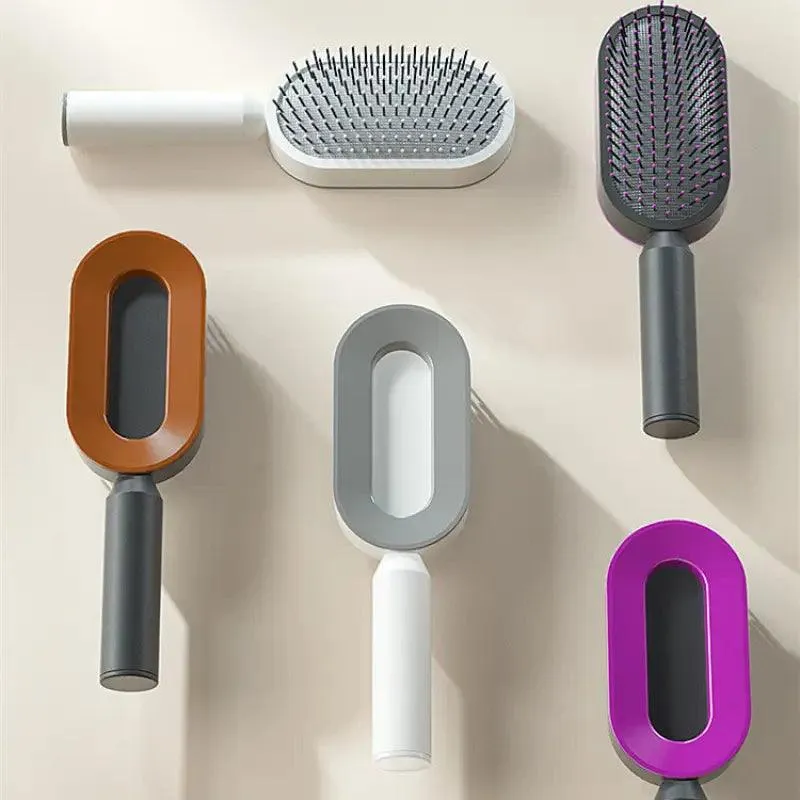 Advanced Self-Cleaning Hair Brush with Scalp Massager