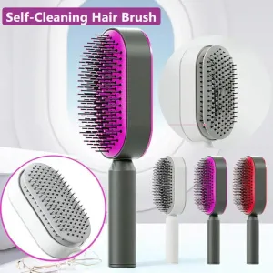 Advanced Self-Cleaning Hair Brush with Scalp Massager