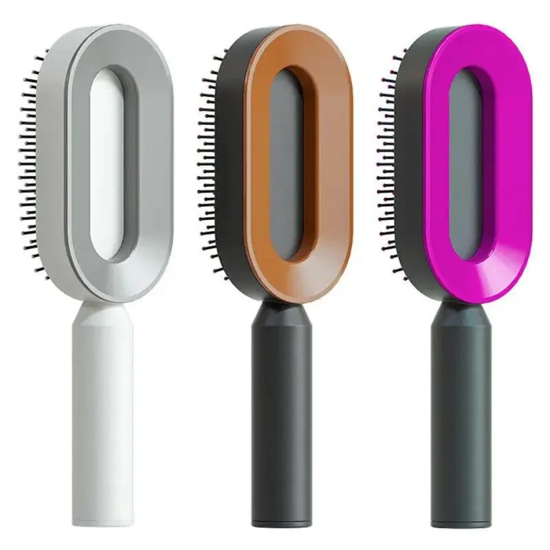 Advanced Self-Cleaning Hair Brush with Scalp Massager