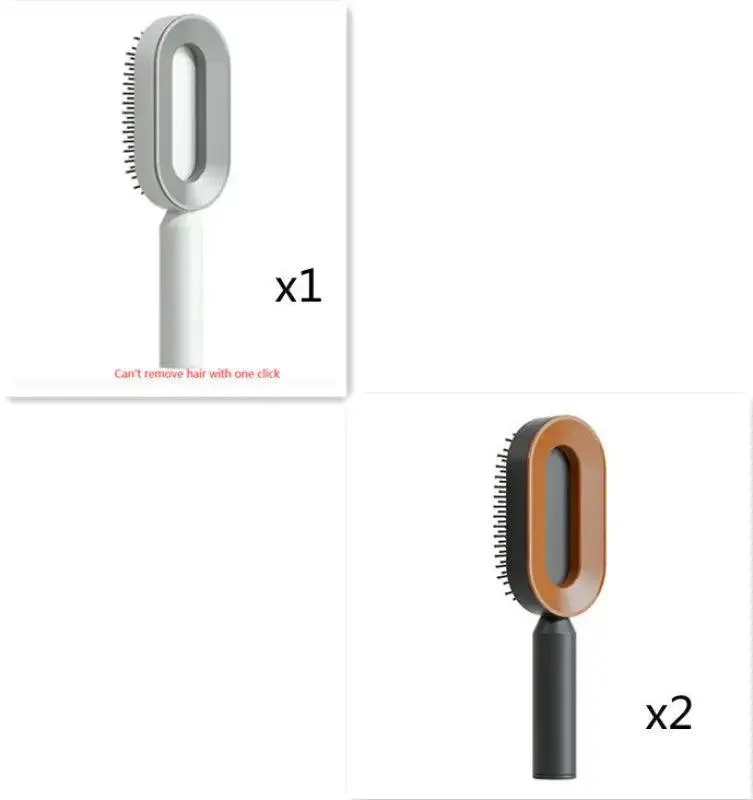 Advanced Self-Cleaning Hair Brush with Scalp Massager