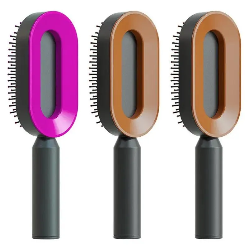 Advanced Self-Cleaning Hair Brush with Scalp Massager