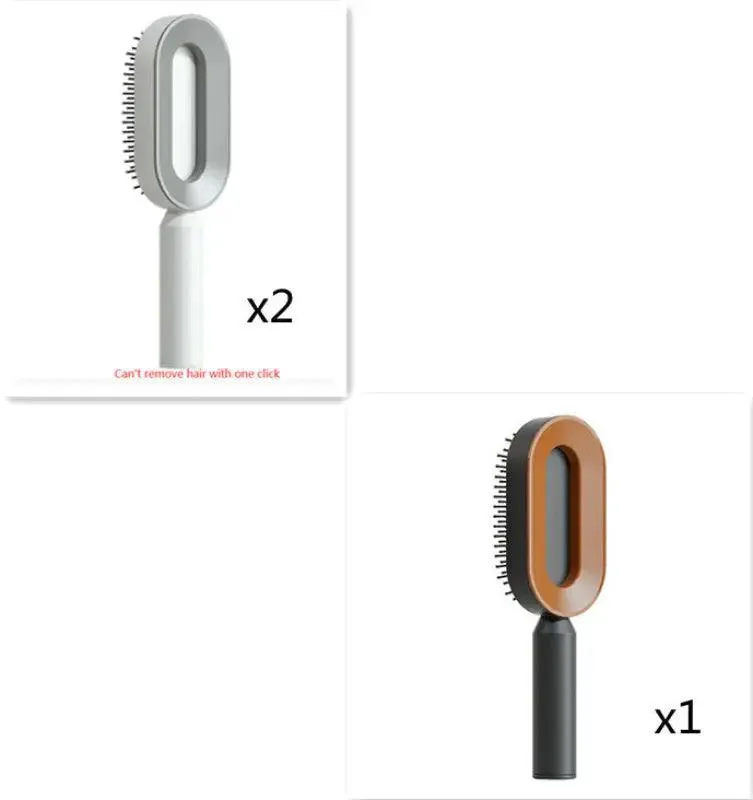 Advanced Self-Cleaning Hair Brush with Scalp Massager