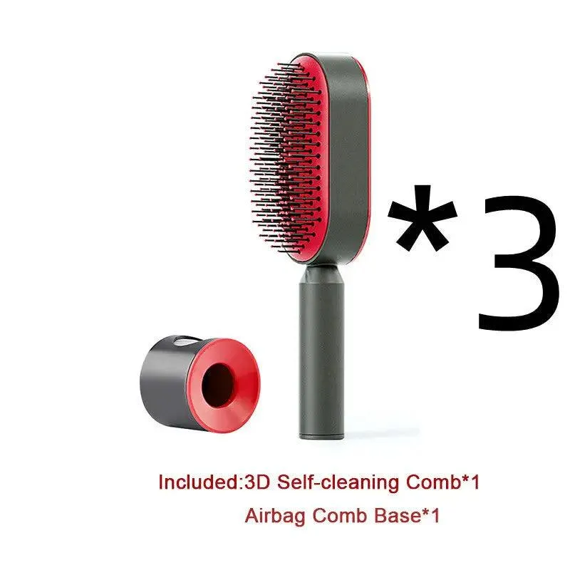 Advanced Self-Cleaning Hair Brush with Scalp Massager