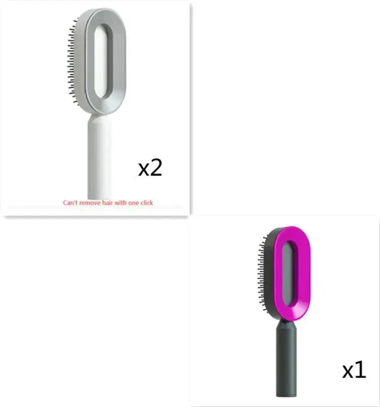 Advanced Self-Cleaning Hair Brush with Scalp Massager