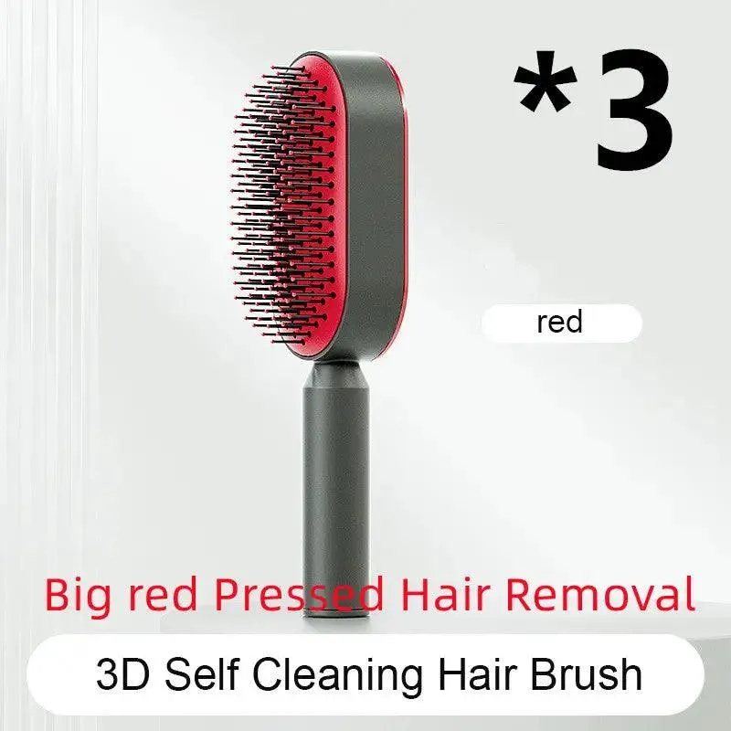 Advanced Self-Cleaning Hair Brush with Scalp Massager