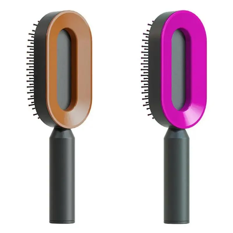 Advanced Self-Cleaning Hair Brush with Scalp Massager