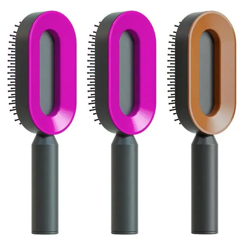 Advanced Self-Cleaning Hair Brush with Scalp Massager