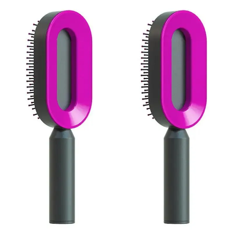 Advanced Self-Cleaning Hair Brush with Scalp Massager