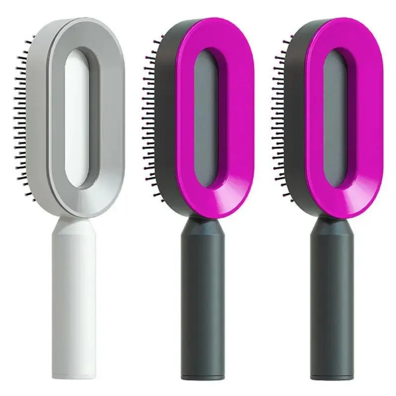 Advanced Self-Cleaning Hair Brush with Scalp Massager