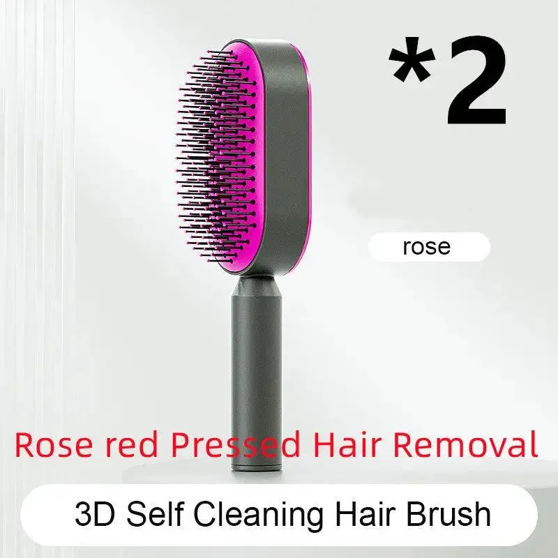 Advanced Self-Cleaning Hair Brush with Scalp Massager