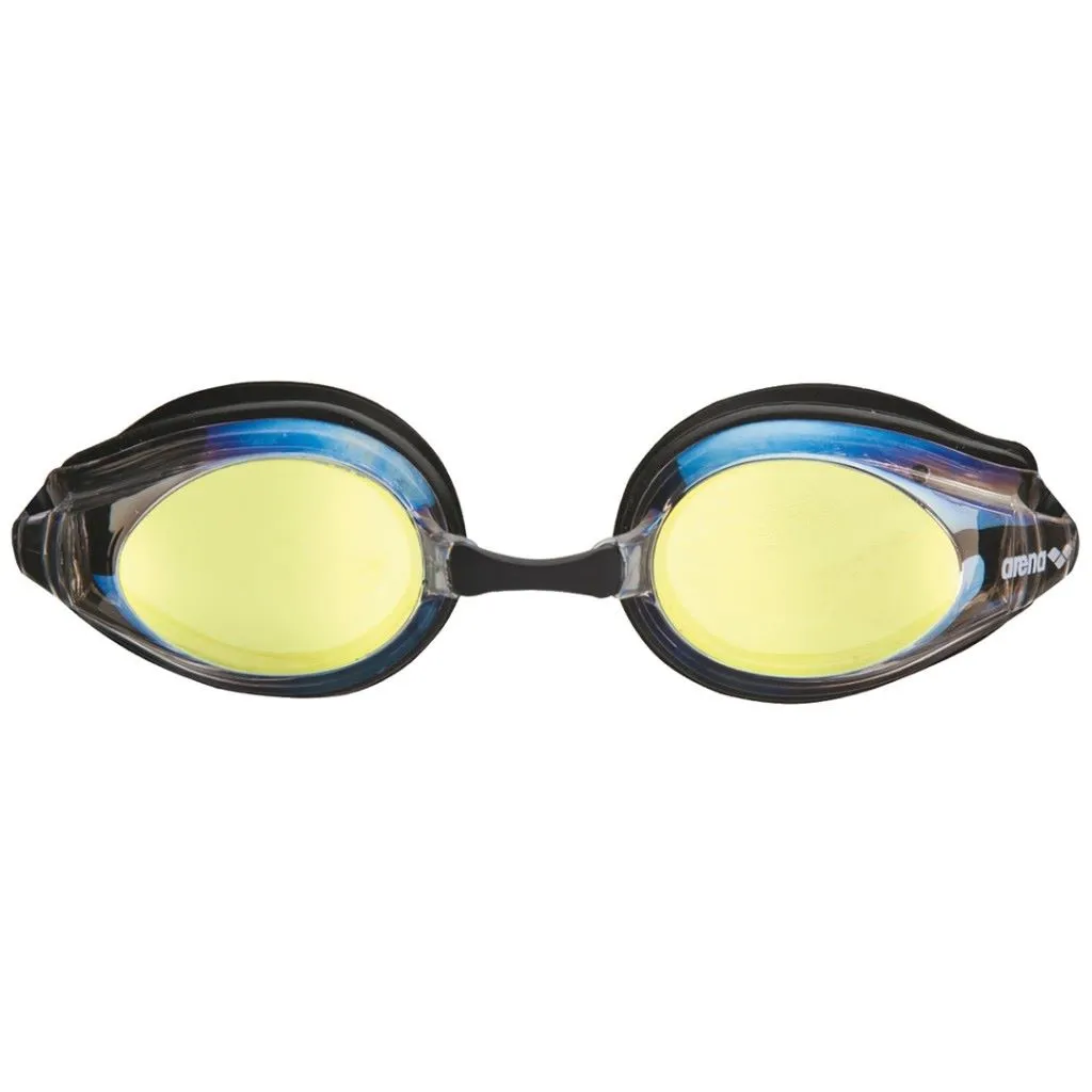 Arena Tracks Mirror Racing Goggle | Gold-Black