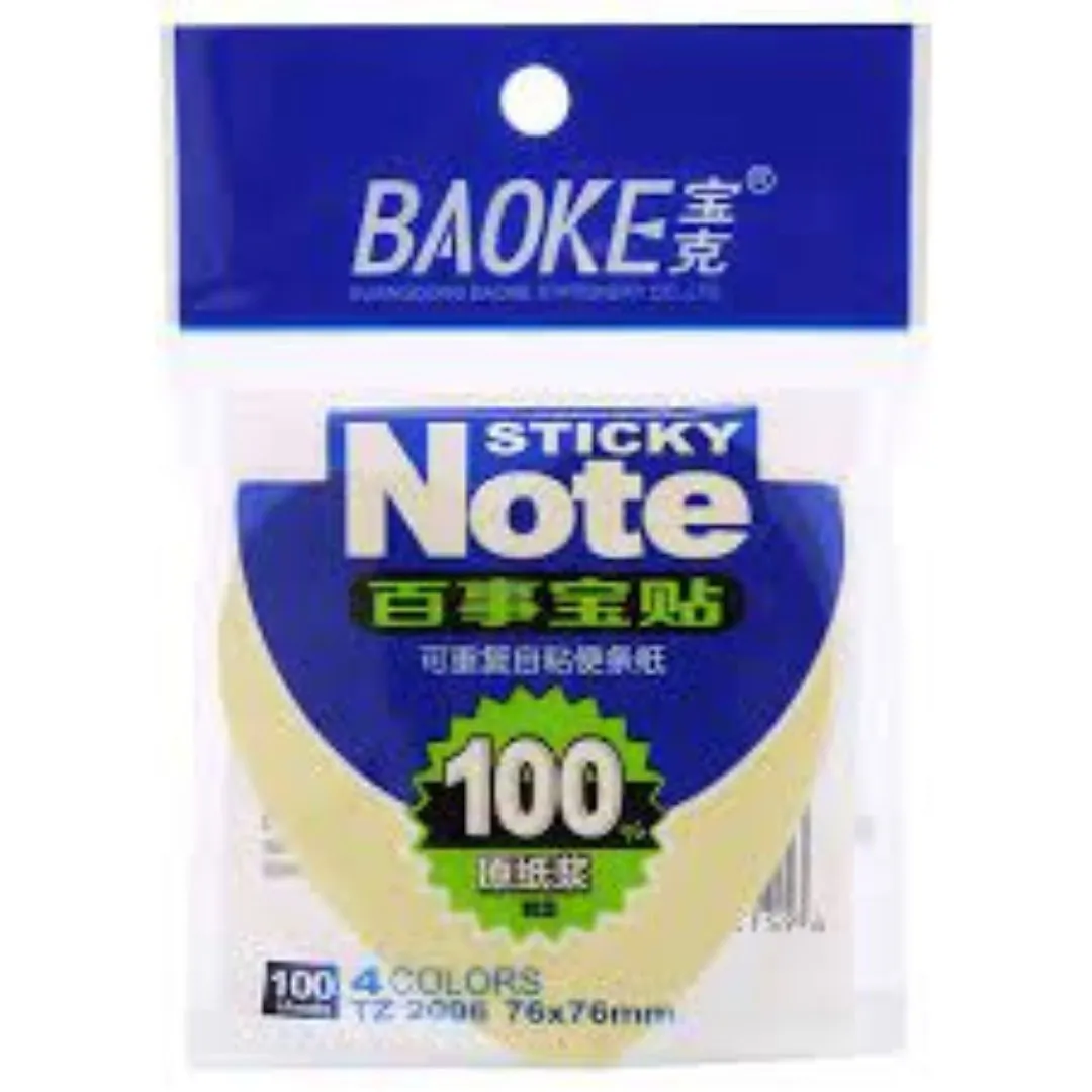 Baoke sticky note 76x76mm Sheets 100