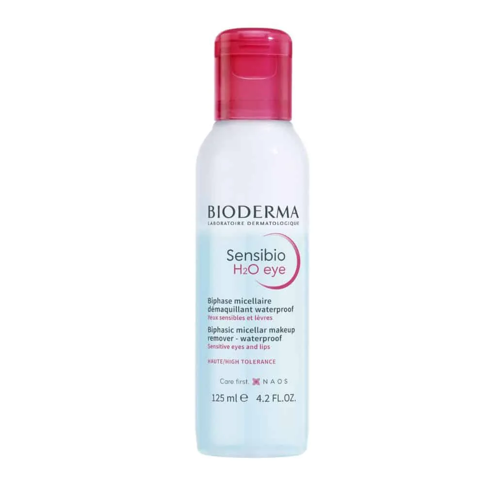 Bioderma Sensibio H2O eyes & lips waterproof Biphasic micellar makeup remover 125ml