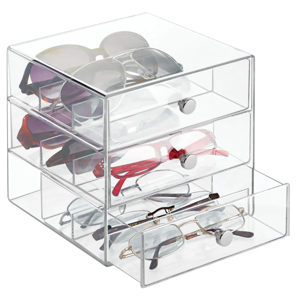 Drawers - Glasses - Original 3 Drawer Clear