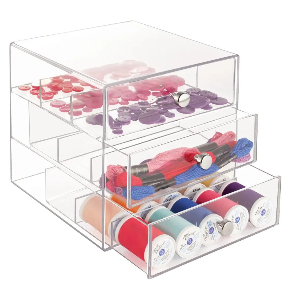 Drawers - Glasses - Original 3 Drawer Clear