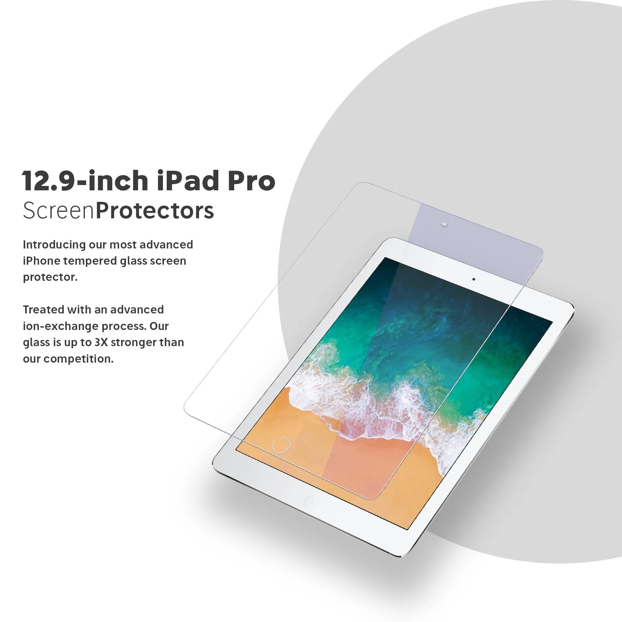 FLOLAB Anti Blue Light Screen Protector for iPad Pro 12.9 2nd Gen 1st Gen (2015-2017)