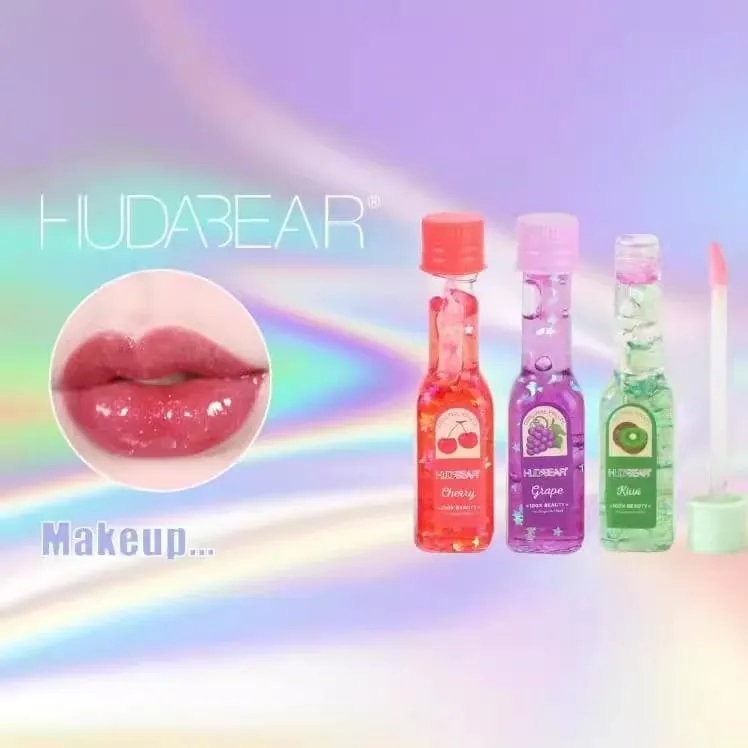 Huda Bear 1 Pc Fruit Bottle Magic Lip Oil