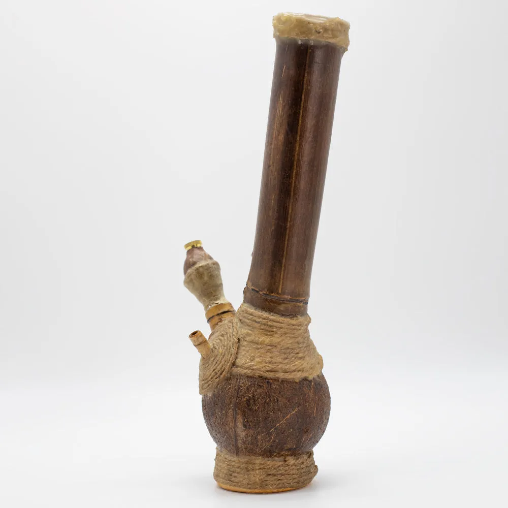 HUNI PIPES - CHALICE - BAMBOO & COCONUT BONG