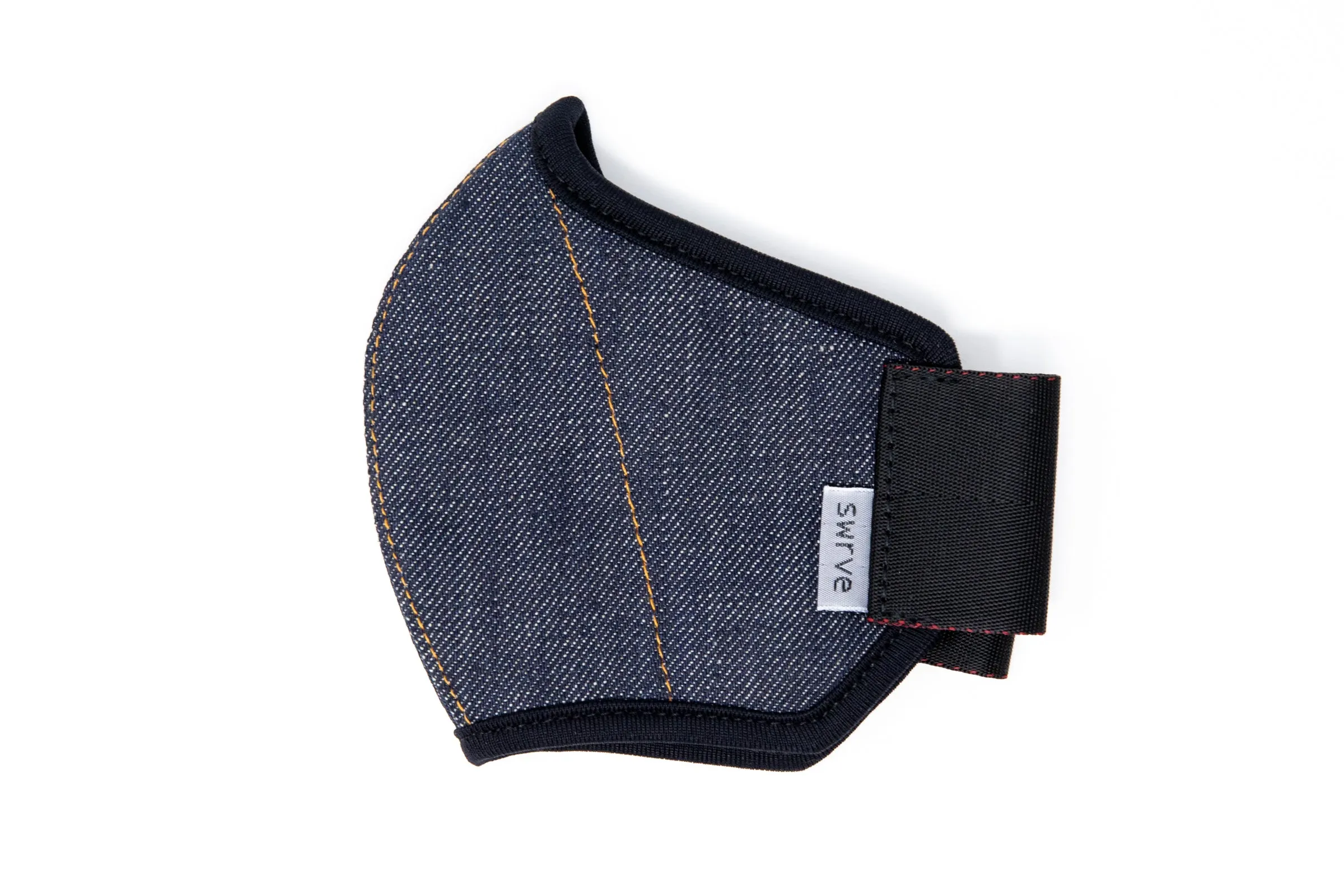 KIDS indigo cotton/linen denim MASK