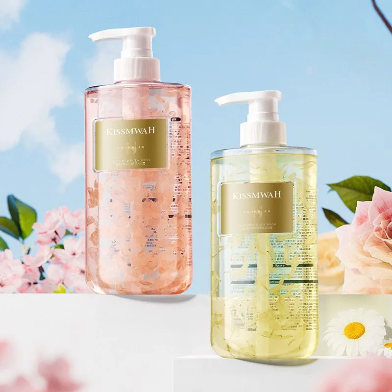 KISSMWALL Luxurious Blossom Scented Shower & Bath Gel (500ml)