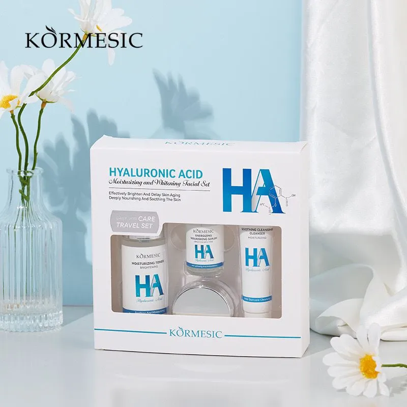 KORMESIC Personal Beauty Care Hyaluronic Acid Anti-Wrinkle Cosmetic Face Care Travel kit