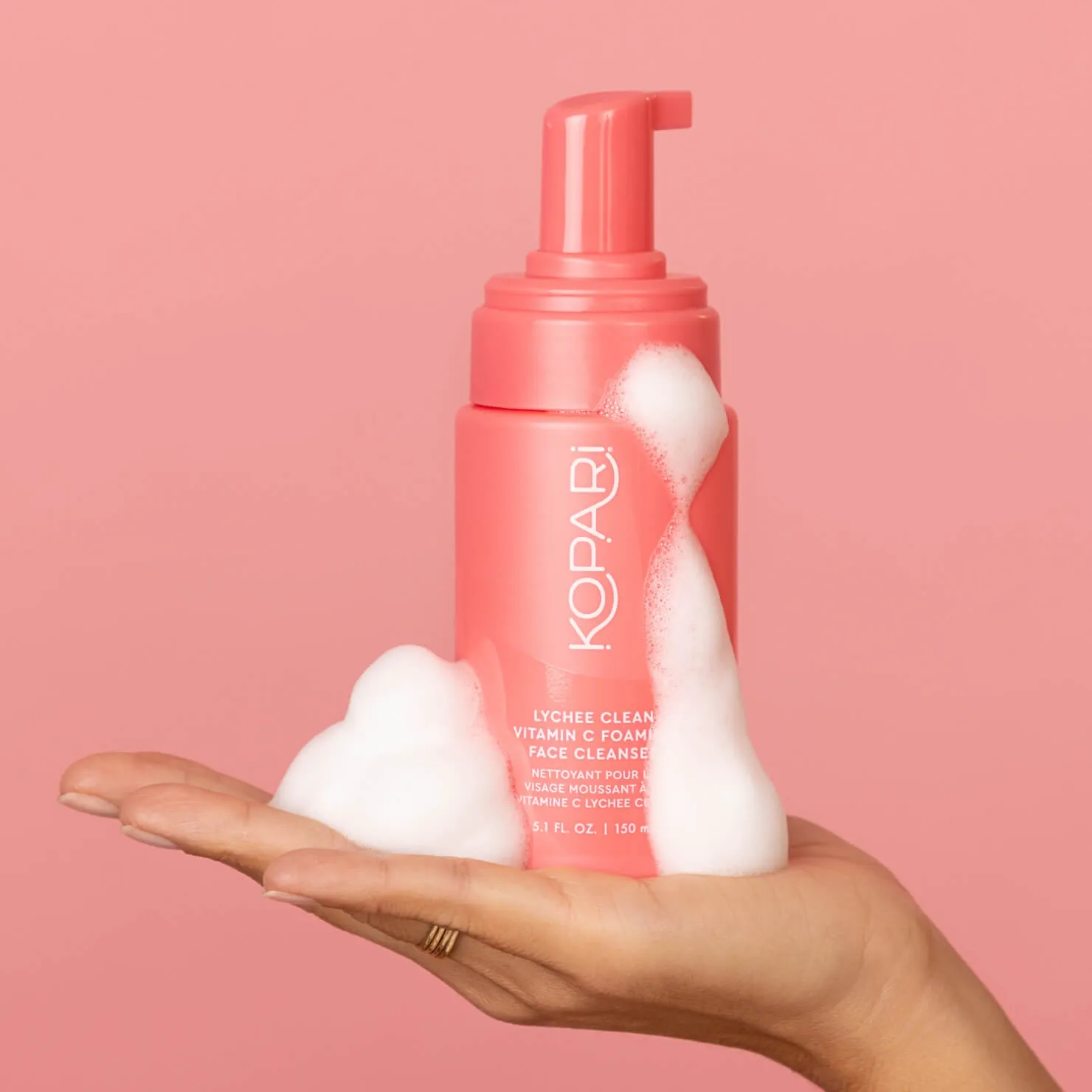 Lychee Clean Vitamin C Foaming Face Cleanser