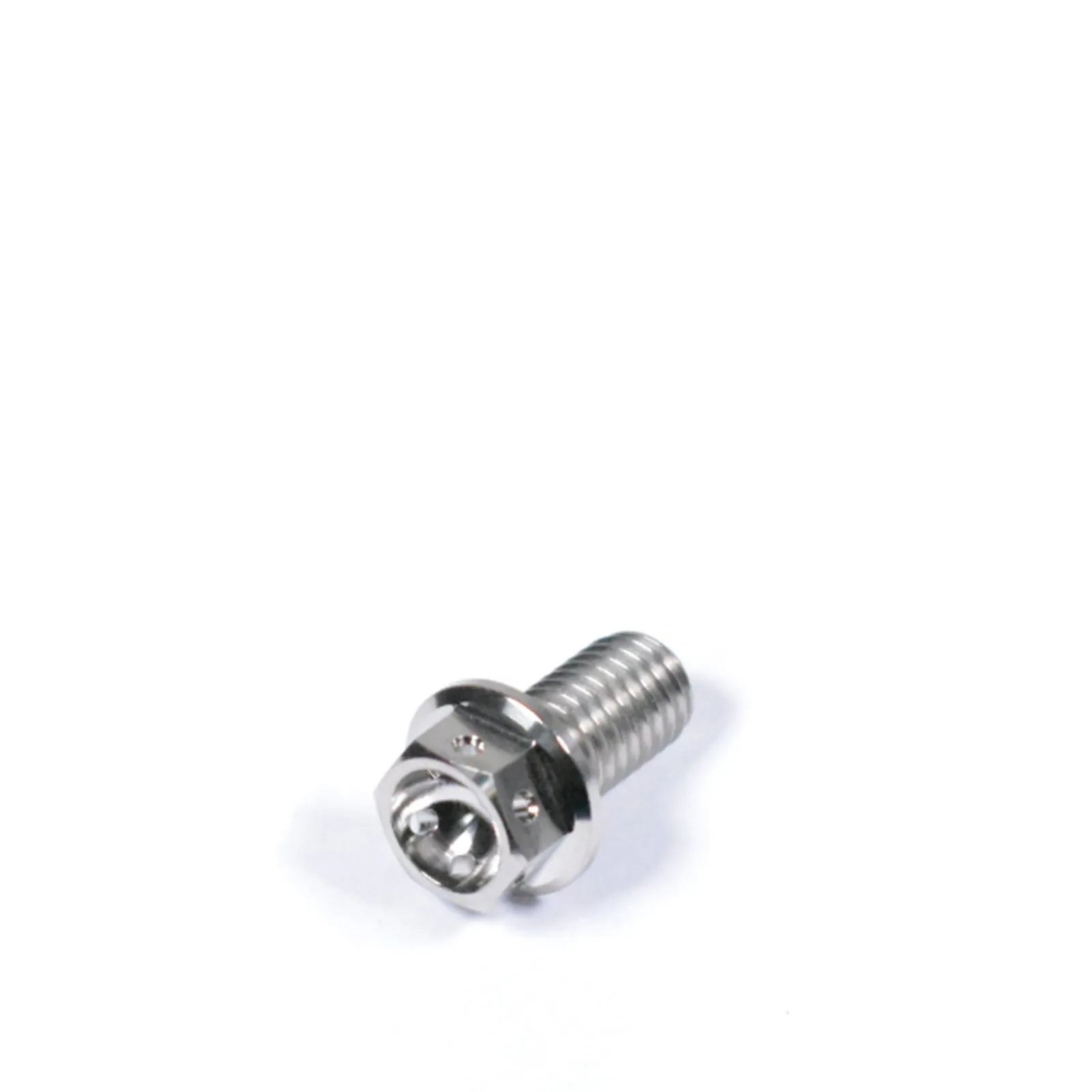 M8 Titanium Race Drilled Head Bolt M8x1.25x15