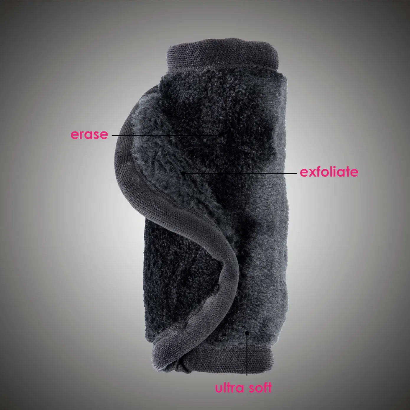 Mini Black Makeup Eraser Cloth: Reusable and Eco-Friendly