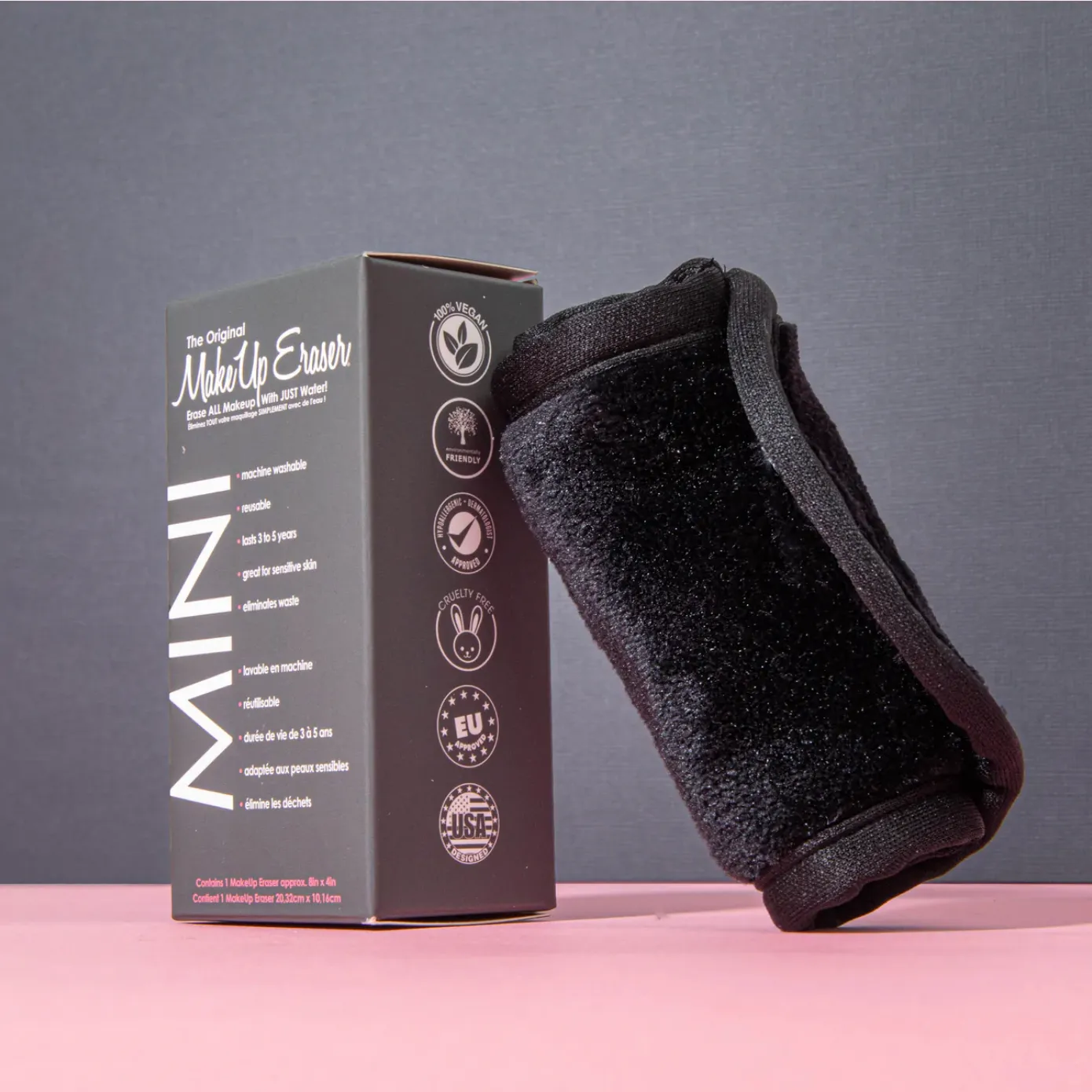 Mini Black Makeup Eraser Cloth: Reusable and Eco-Friendly