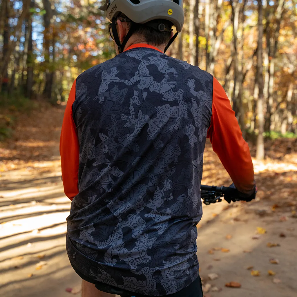 Men's Topo Camo Ion Pro MTB Jersey (Long Sleeve)