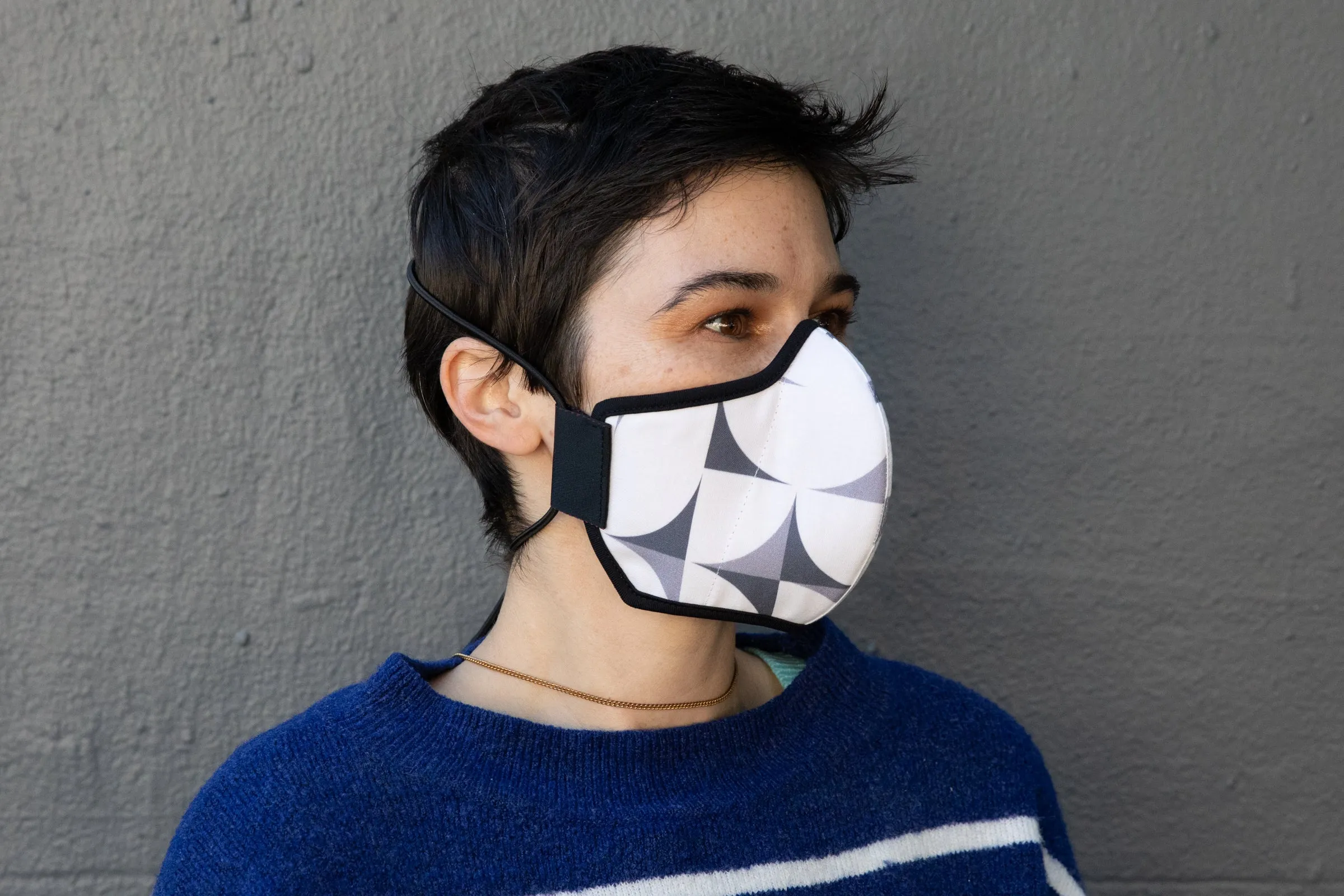 modern shapes cotton MASK