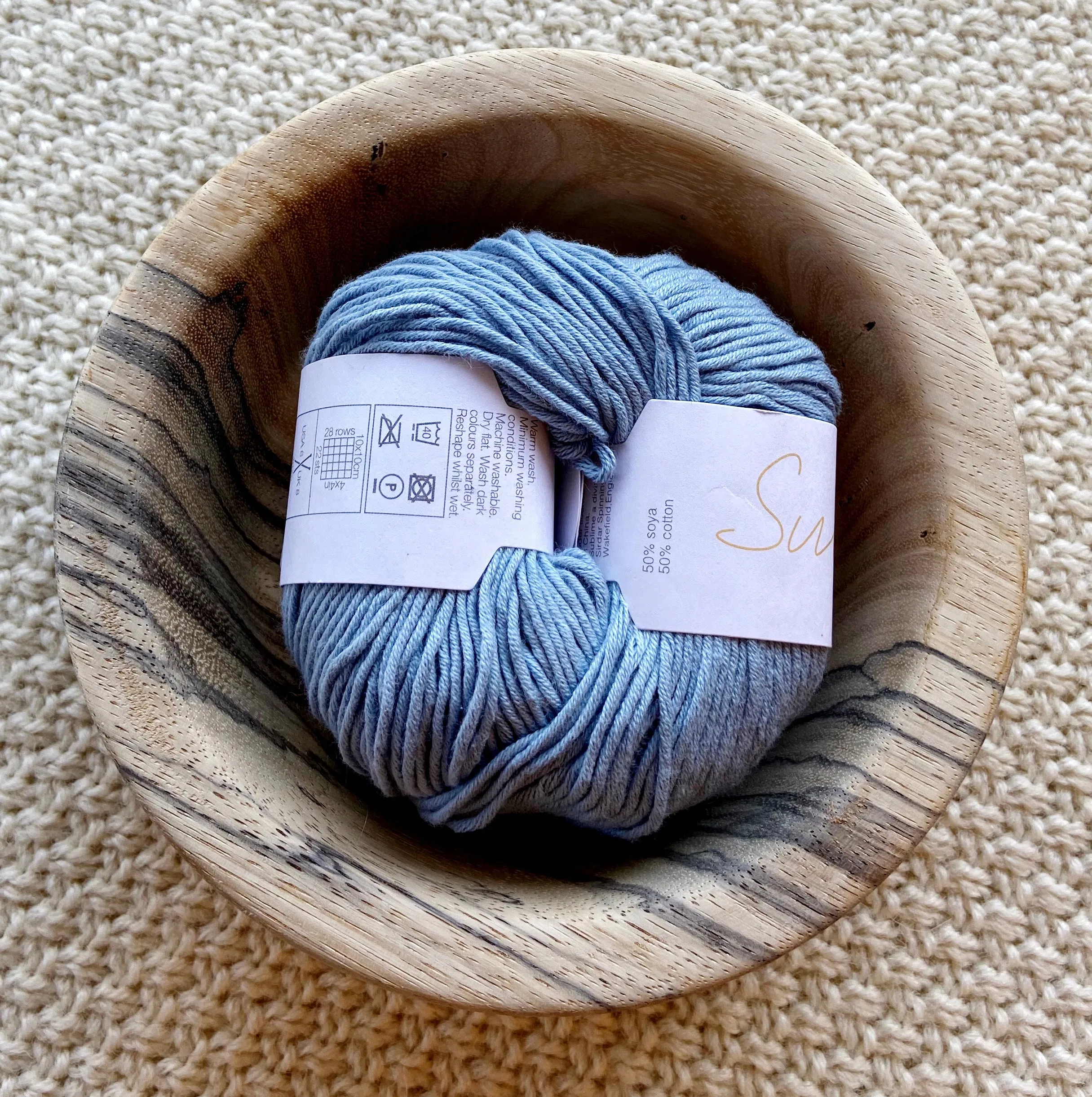 "Light Blue"  Sublime Soya Cotton