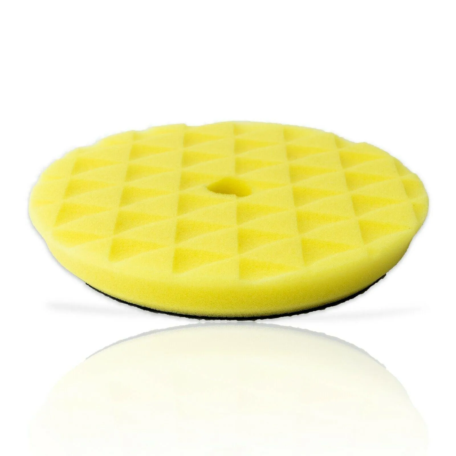 Shinemate - 7" Black Diamond (1) Yellow High Cut Foam Pad   (1) Red Finishing Foam Pad to fit 6" Backing Plates