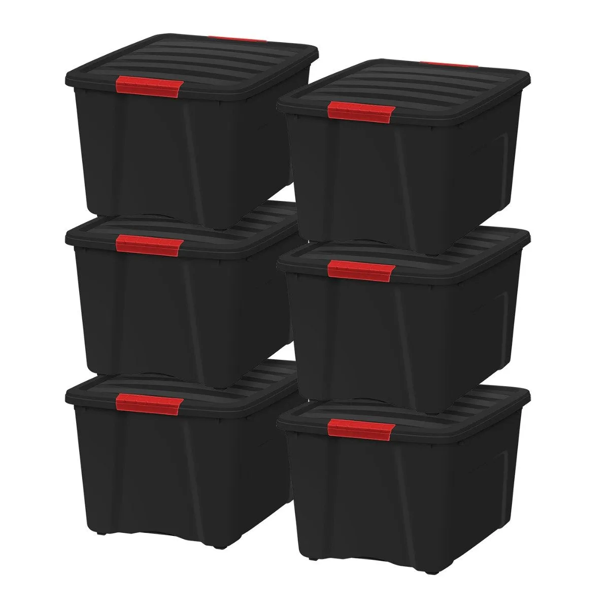 Stack & Pull™ Storage Box 6 Pack- 40 QT