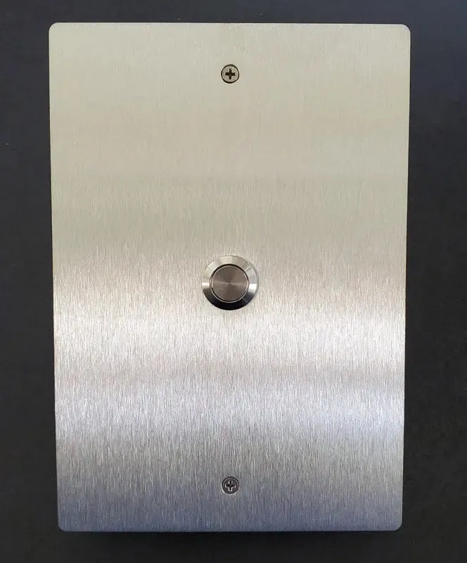 Stainless Steel Giant Doorbell 6.5" x 4.5"