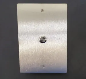 Stainless Steel Giant Doorbell 6.5" x 4.5"