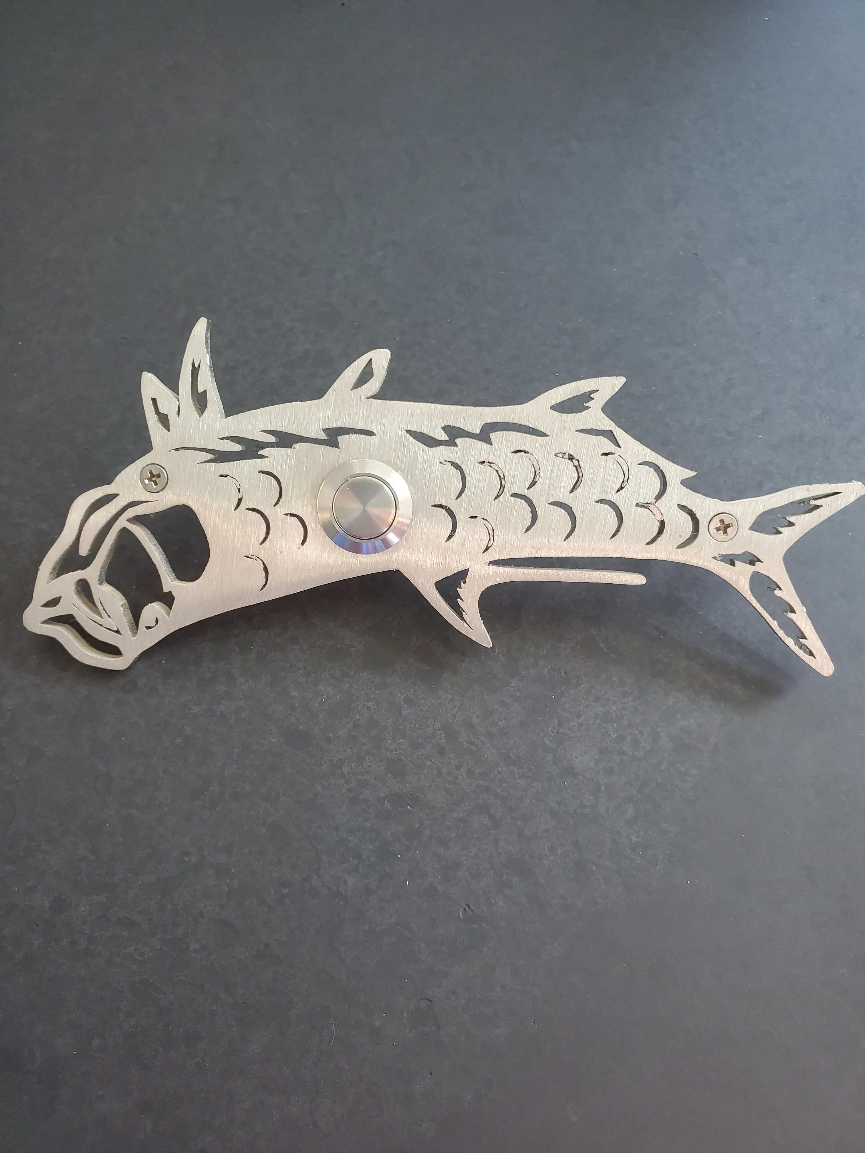 Stainless Steel Koi Fish Doorbell