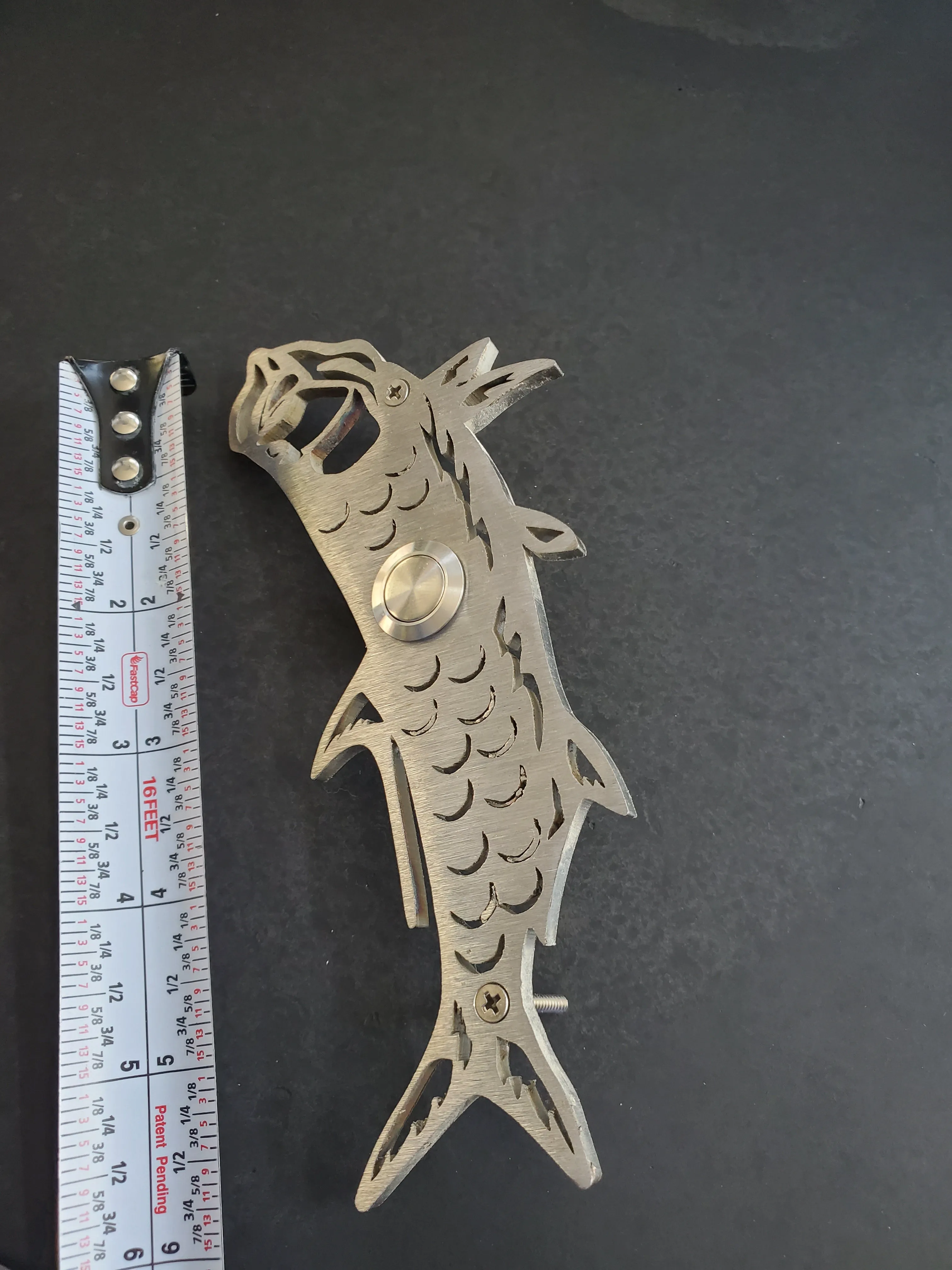 Stainless Steel Koi Fish Doorbell