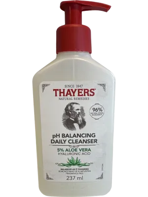 Thayers Natural Remedies Multi PH Balancing Gentle Face Wash with Aloe Vera and Hyaluronic Acid 8oz