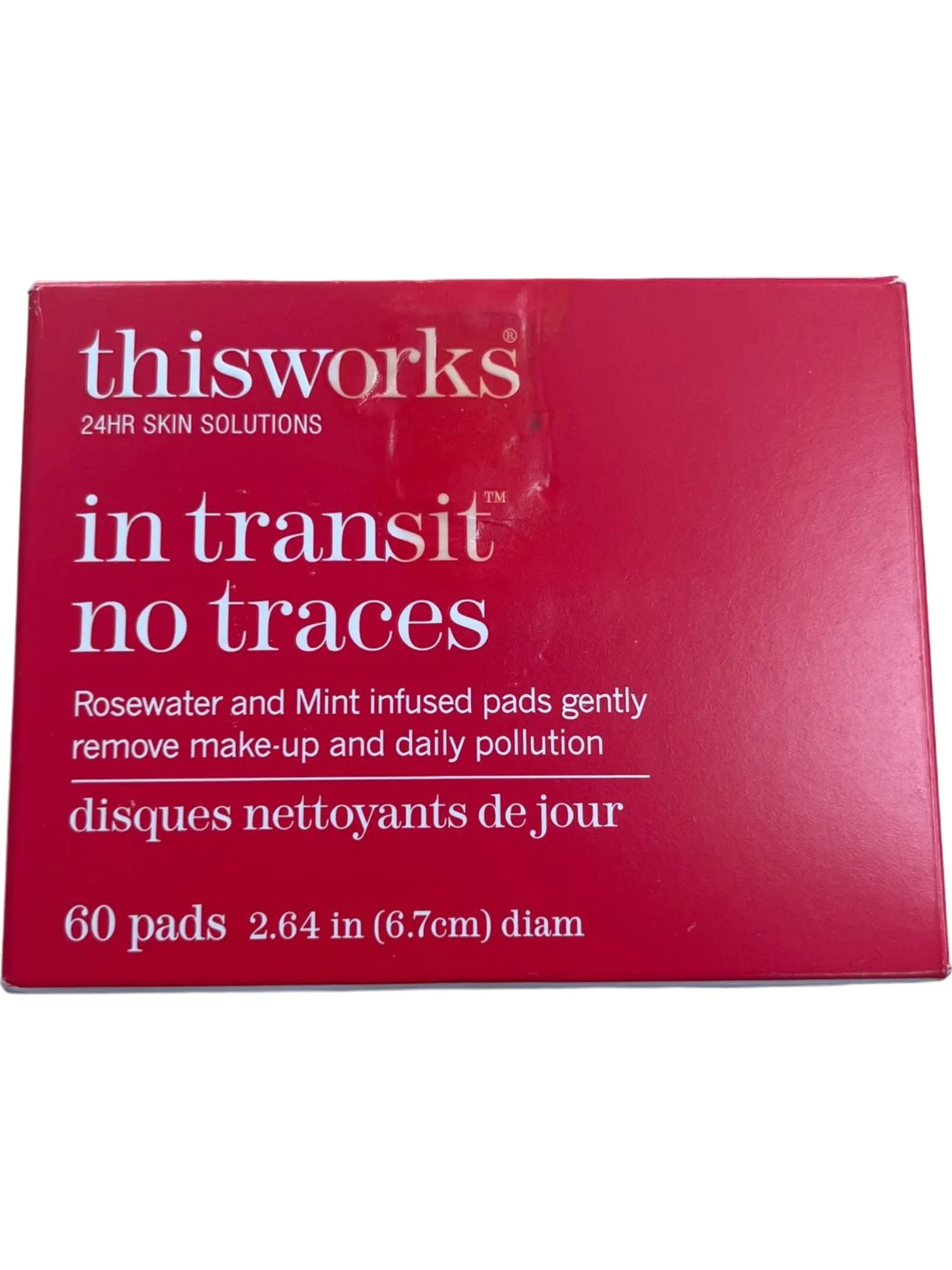 This Works In Transit No Traces Rosewater & Mint Skin 60 Cleansing Pads